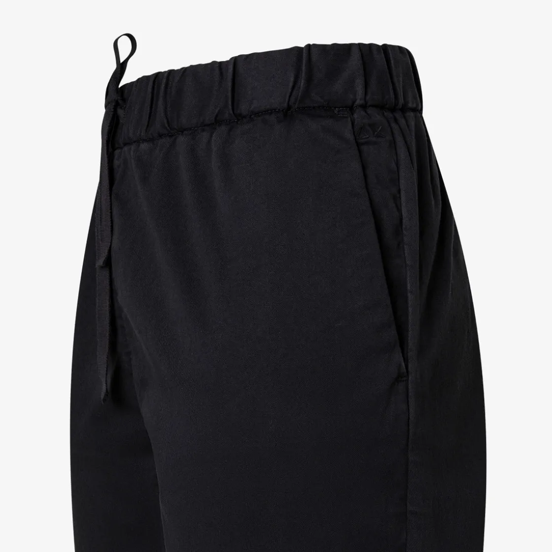 Fashion Pantaloni in cotone nero Donna Pantaloni