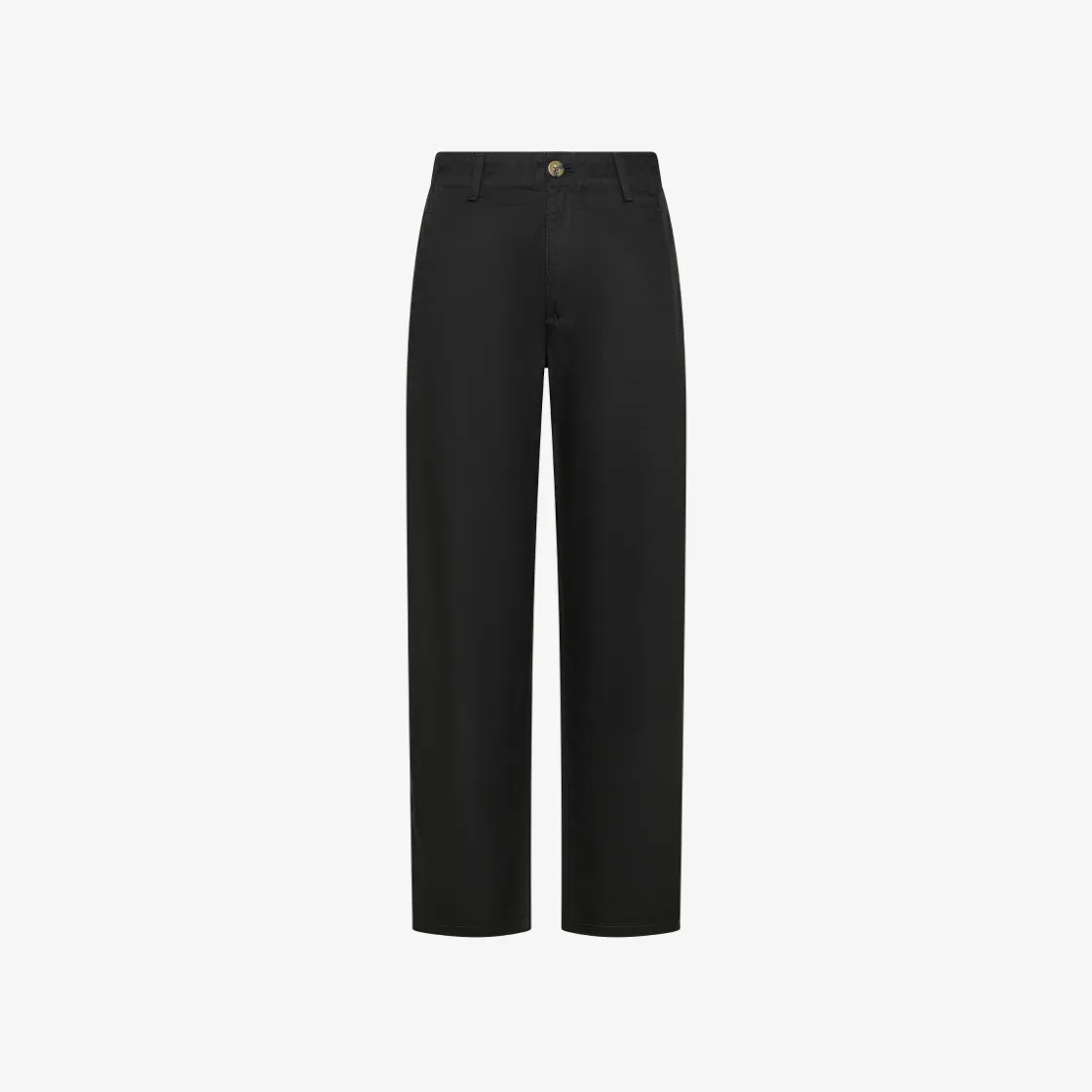 Fashion Pantaloni in cotone nero Donna Pantaloni