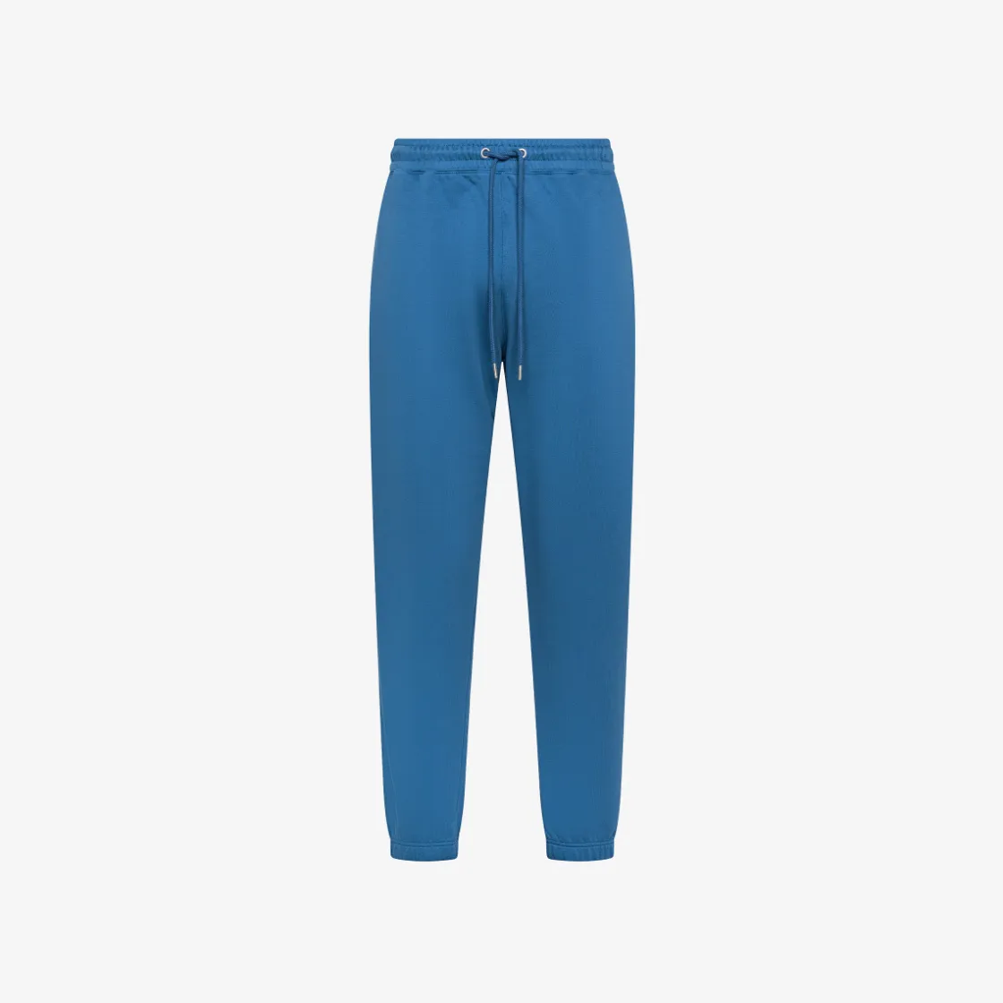 New Pantaloni in felpa di cotone avio scuro Uomo Pantaloni|Felpe