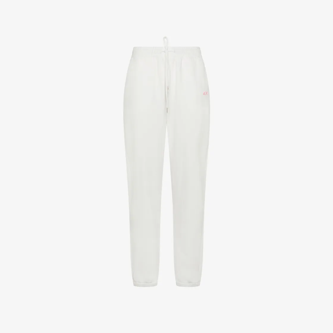 Online Pantaloni in felpa di cotone bianco panna Donna Pantaloni|Felpe