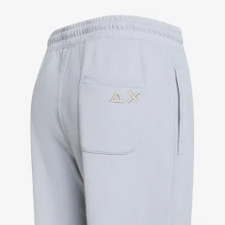 Clearance Pantaloni in felpa di cotone grigio chiaro Uomo Pantaloni|Felpe
