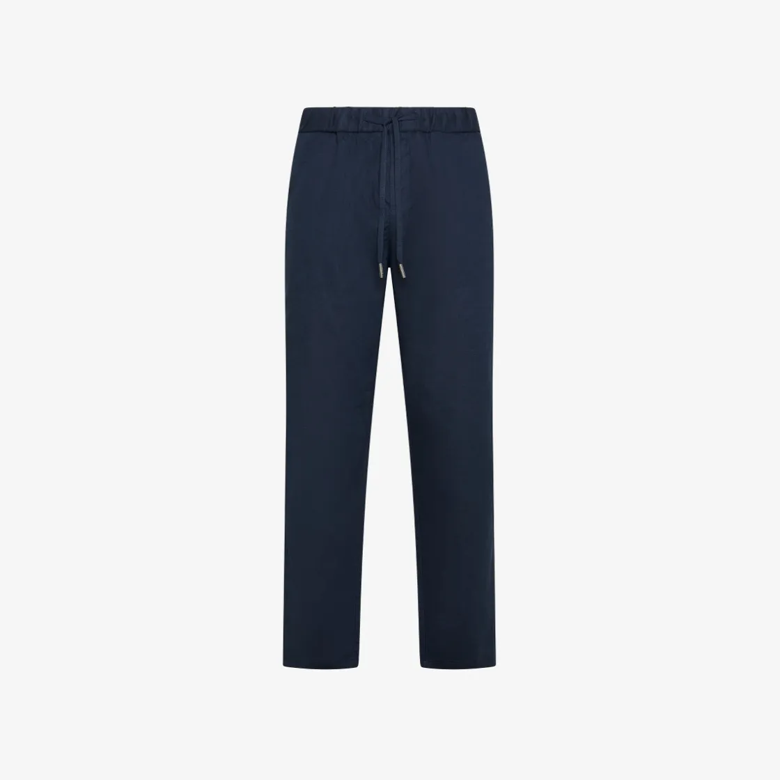 Fashion Pantaloni in lino e cotone blu navy Uomo Pantaloni|Beachwear Uomo