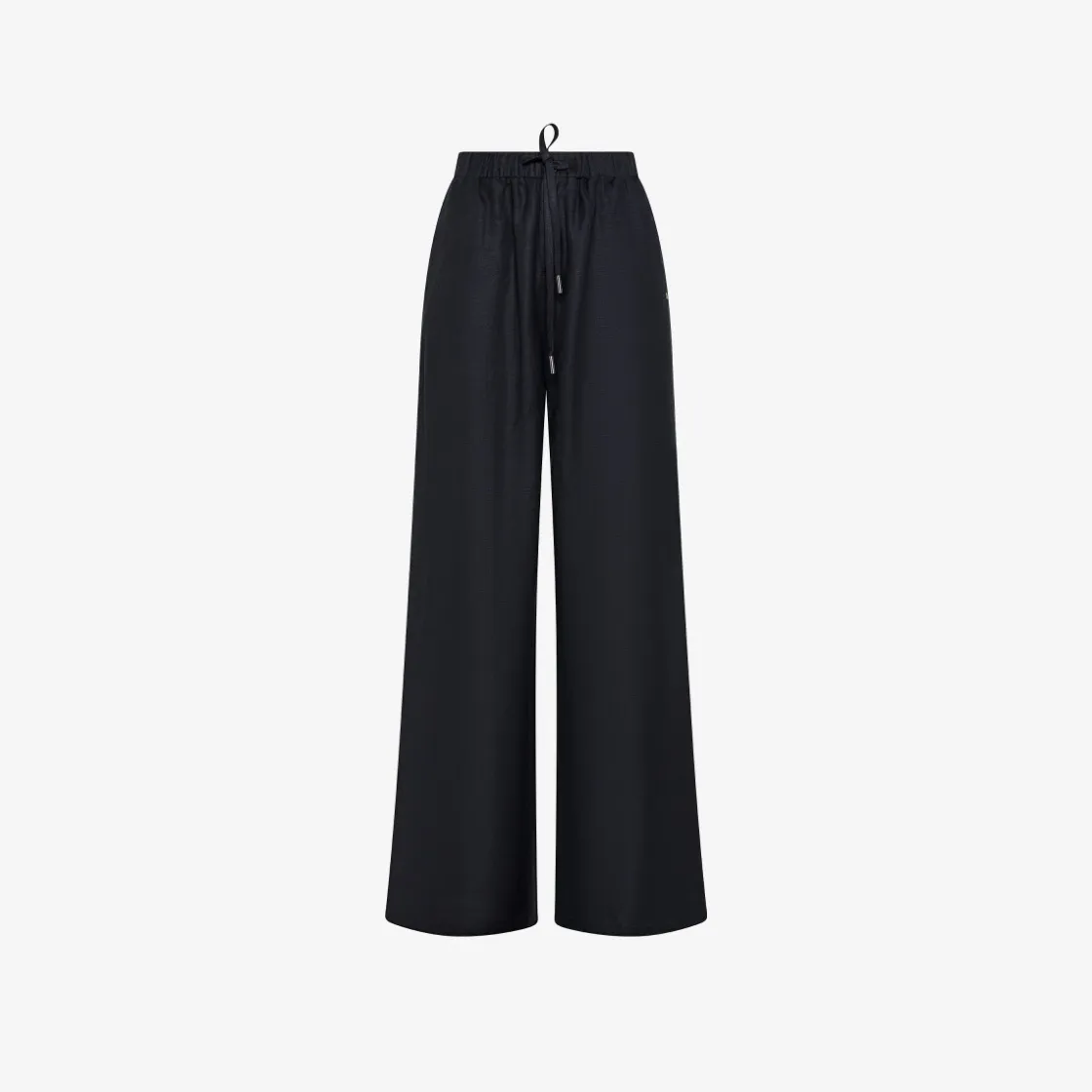 Best Pantaloni in lino nero con coulisse Donna Pantaloni