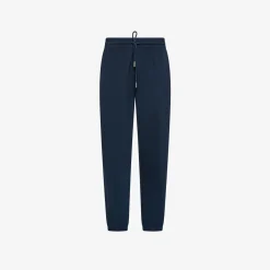 New Pantaloni in piquet di cotone blu navy Donna Pantaloni|Felpe