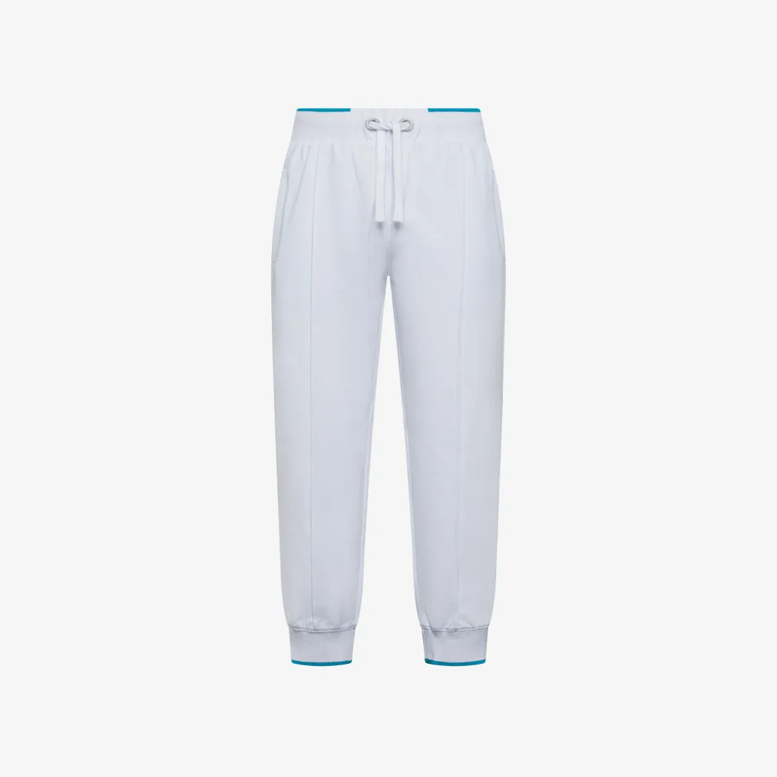 Sale Pantaloni in piquet di cotone bianco Bambino Pantaloni|Felpe
