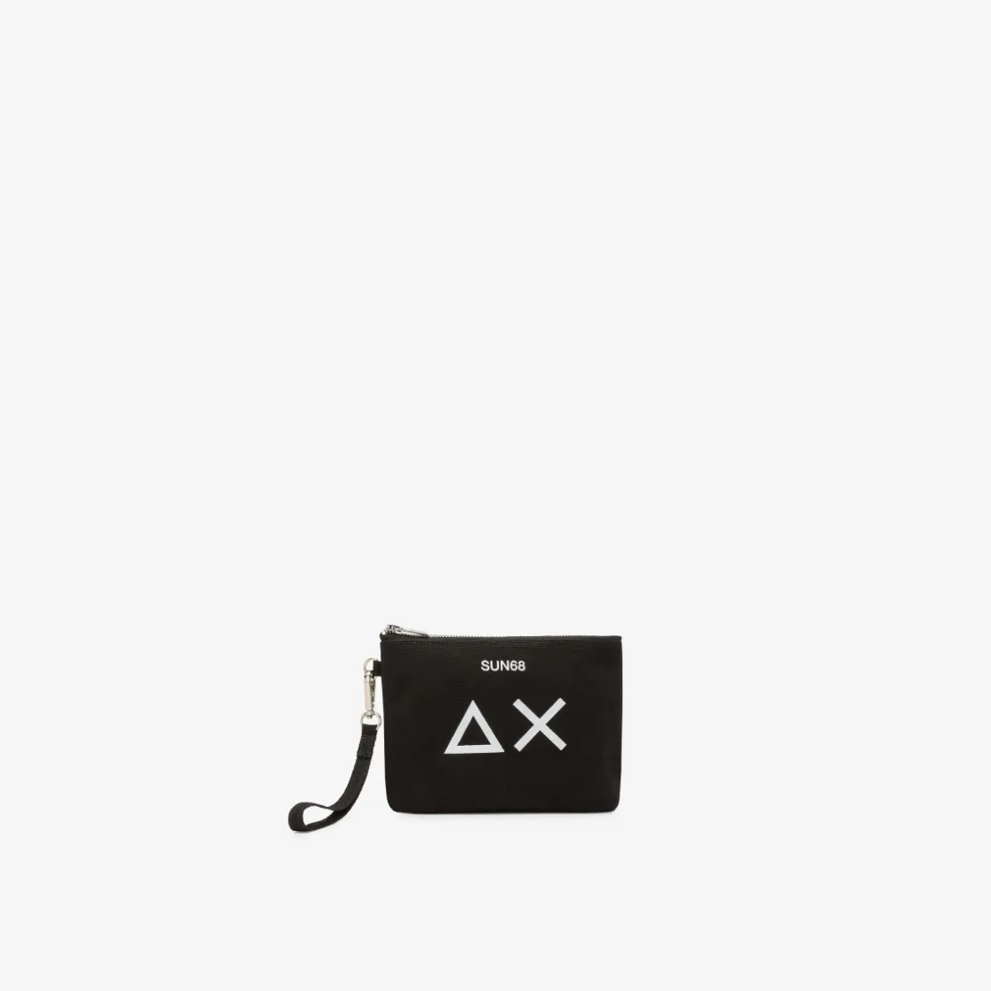 Hot Pochette in cotone nero Donna Borse|Accessori