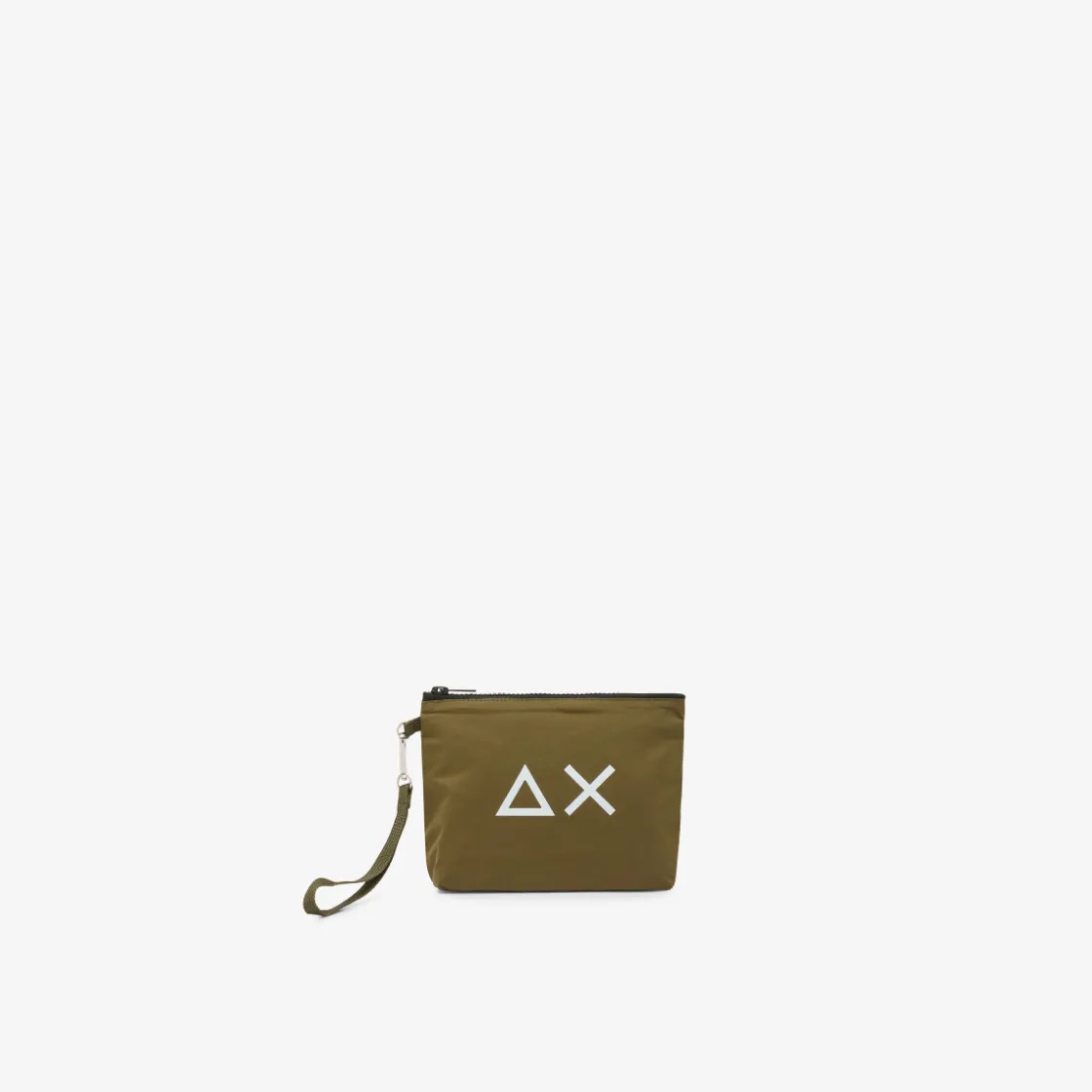 Sale Pochette in nylon verde scuro Uomo Accessori|Borse