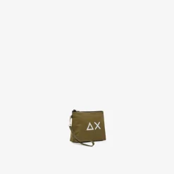 Sale Pochette in nylon verde scuro Uomo Accessori|Borse