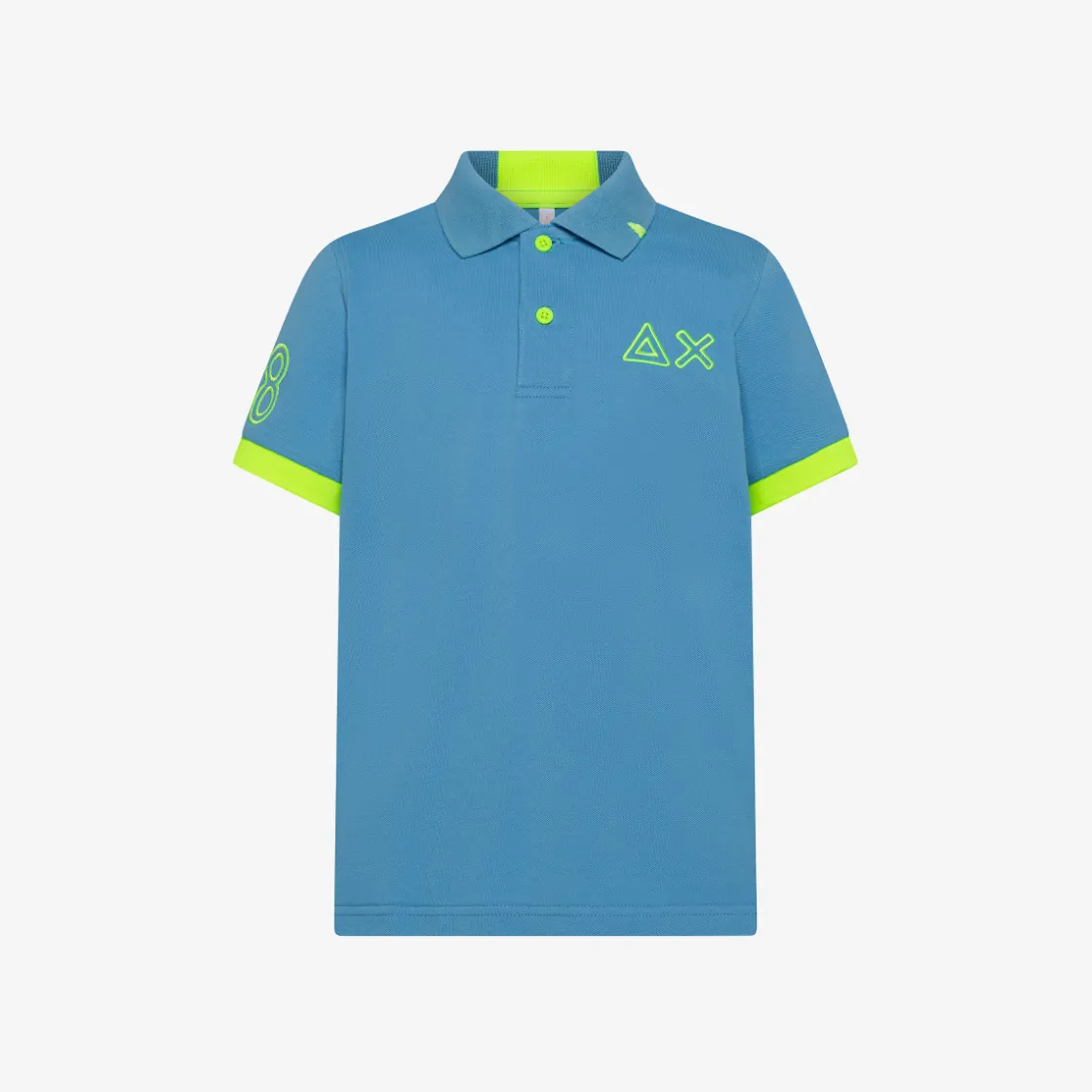 Outlet Polo avio con bottoni fluo Bambino Polo
