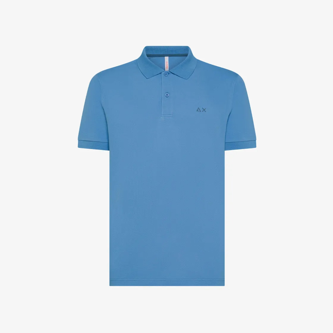 New Polo avio con logo ricamato Uomo Polo