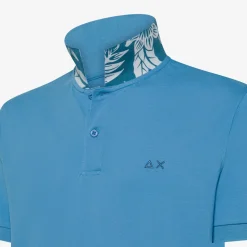 Hot Polo avio con stampa floreale Uomo Polo