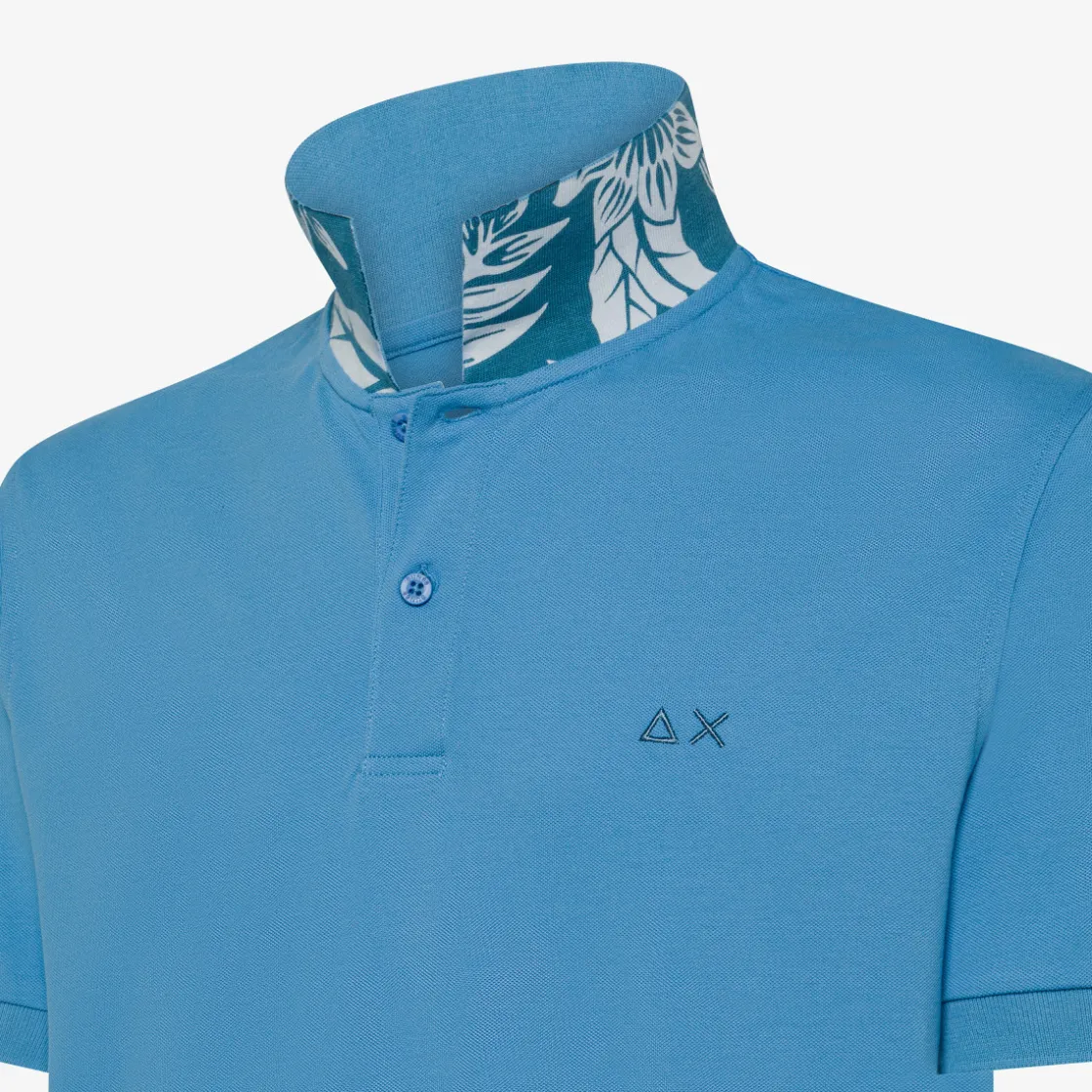 Hot Polo avio con stampa floreale Uomo Polo