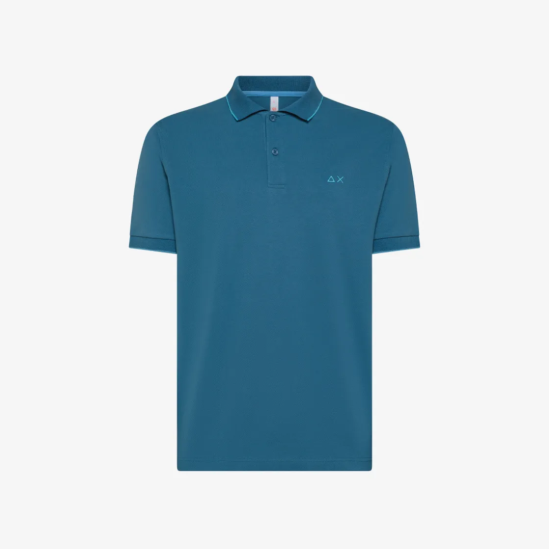Hot Polo avio scuro con riga a contrasto Uomo Polo