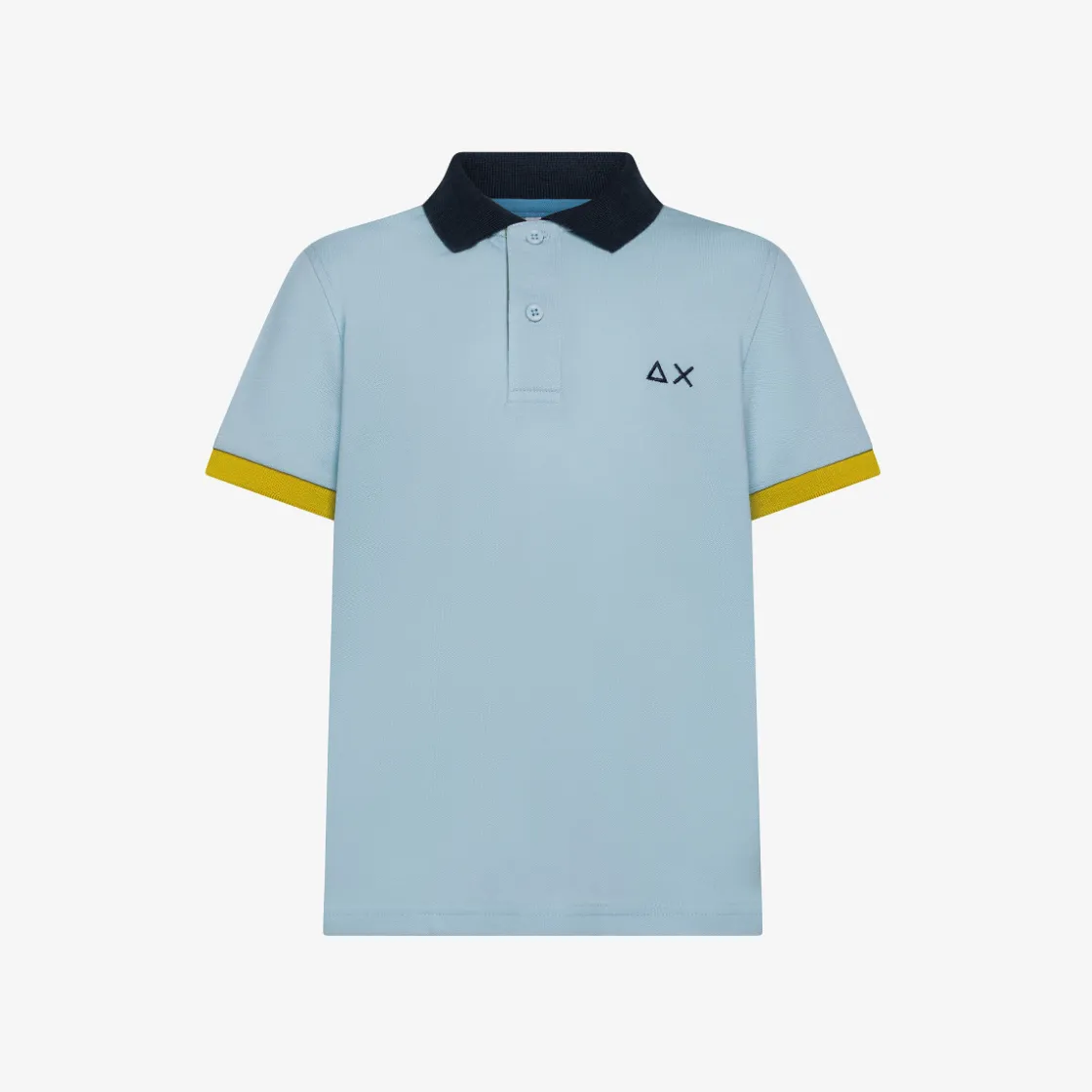 Discount Polo azzurra con dettagli a contrasto Bambino Polo