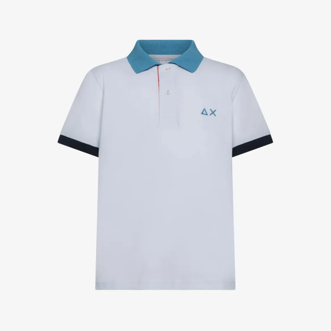Discount Polo bianca con dettagli fluo Bambino Polo