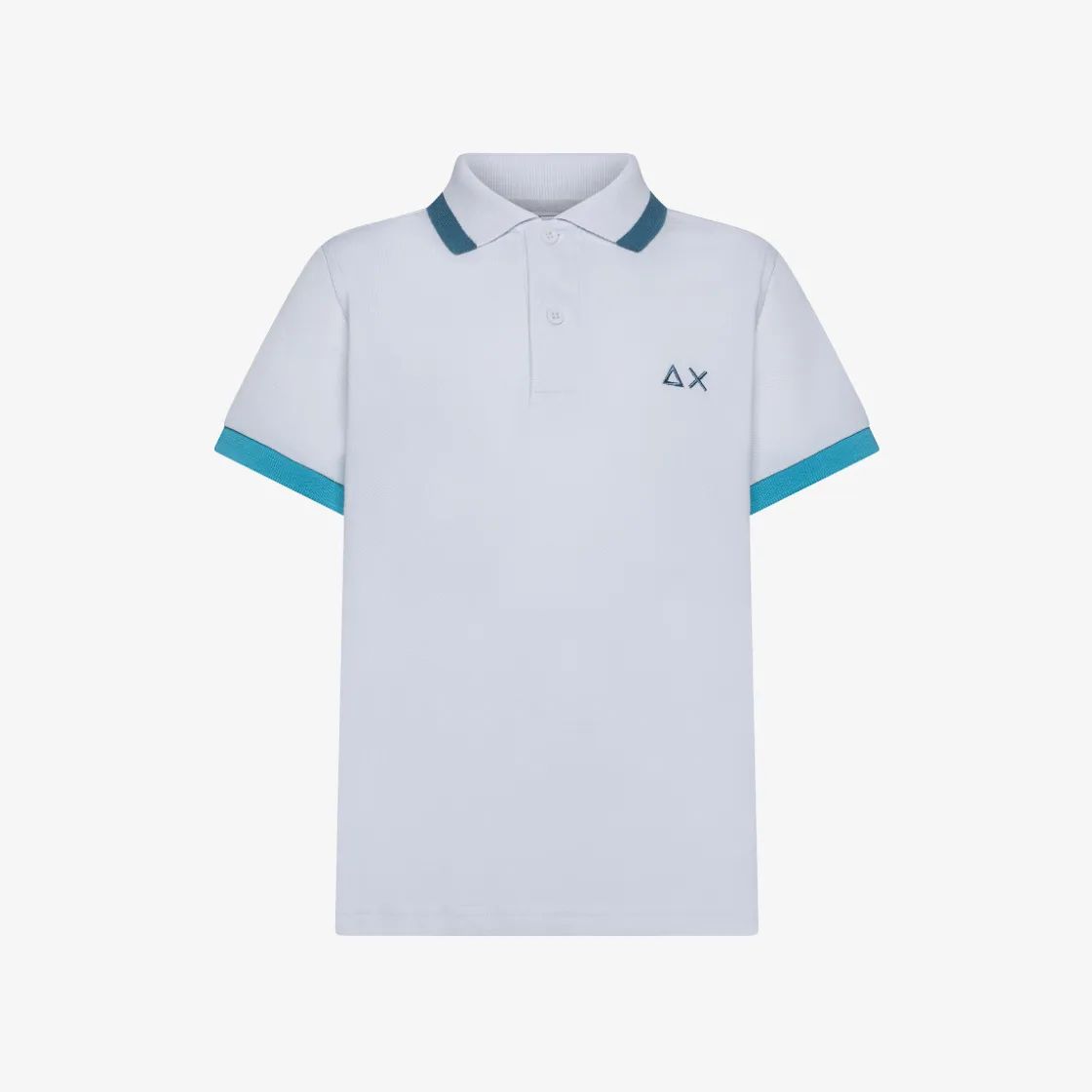 New Polo bianca con maxi riga Bambino Polo