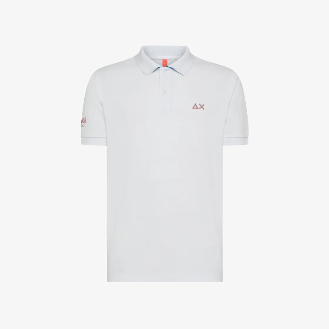 Best Polo bianca con sottocollo a contrasto Uomo Beachwear Uomo