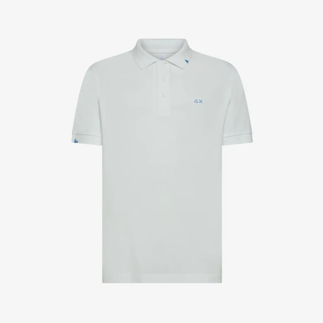 Discount Polo bianco panna con dettagli destroyed Uomo Polo