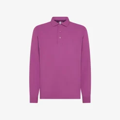 Best Polo ciclamino a maniche lunghe Uomo Polo
