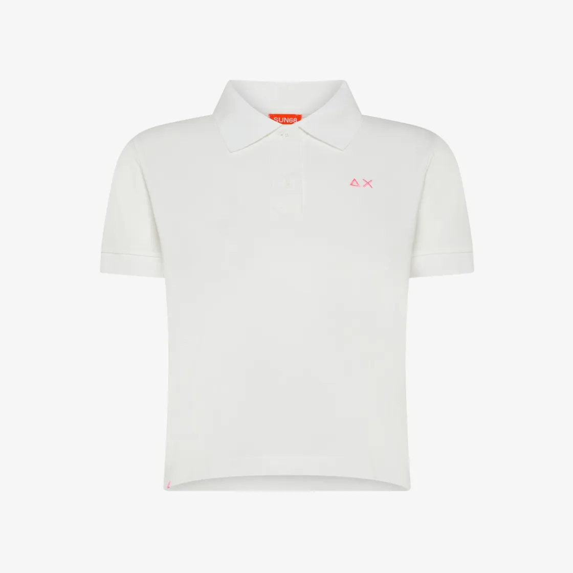 Online Polo cropped in cotone bianco panna Donna Beachwear Donna
