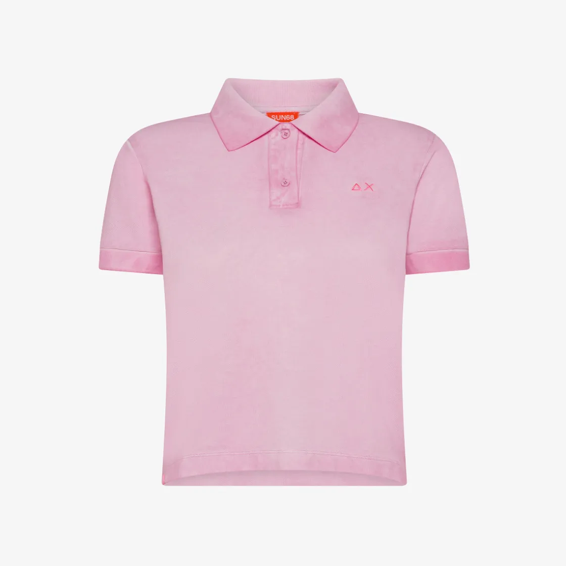 New Polo cropped in cotone geranio Donna Polo|Beachwear Donna