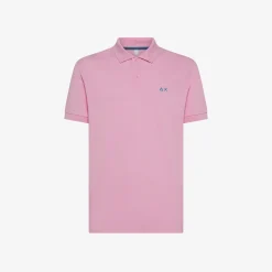 Discount Polo geranio con logo ricamato Uomo Polo