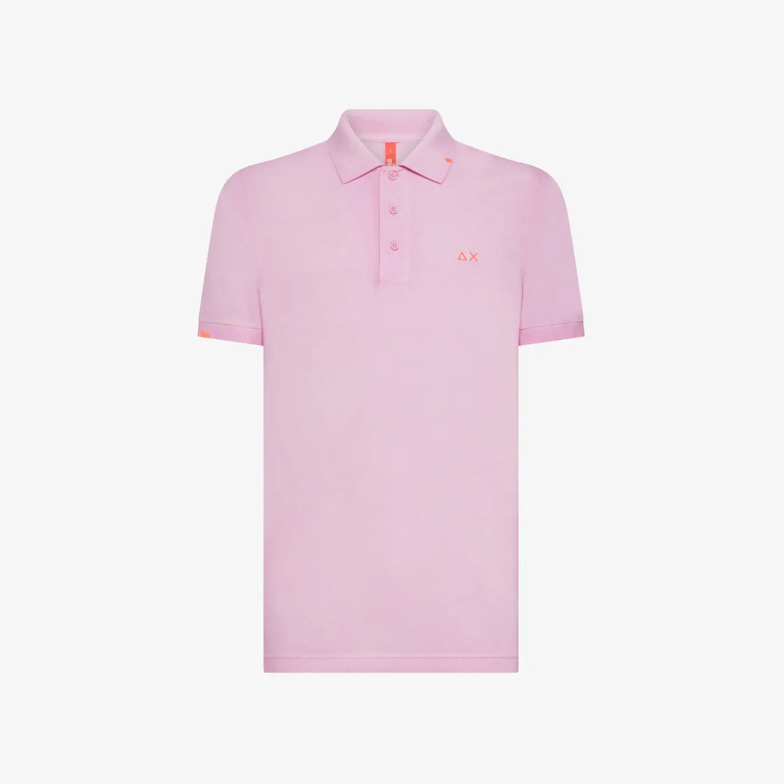 Outlet Polo geranio con ricamo fluo Uomo Beachwear Uomo
