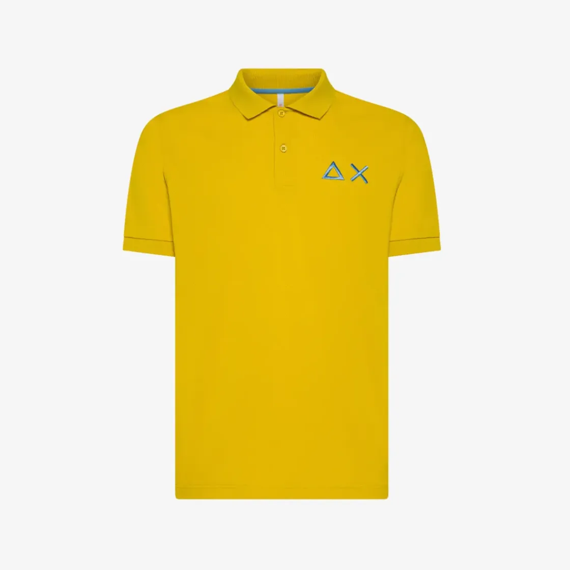 Online Polo gialla con maxi logo Uomo Polo