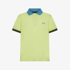 Clearance Polo giallo limone con dettagli a contrasto Bambino Polo