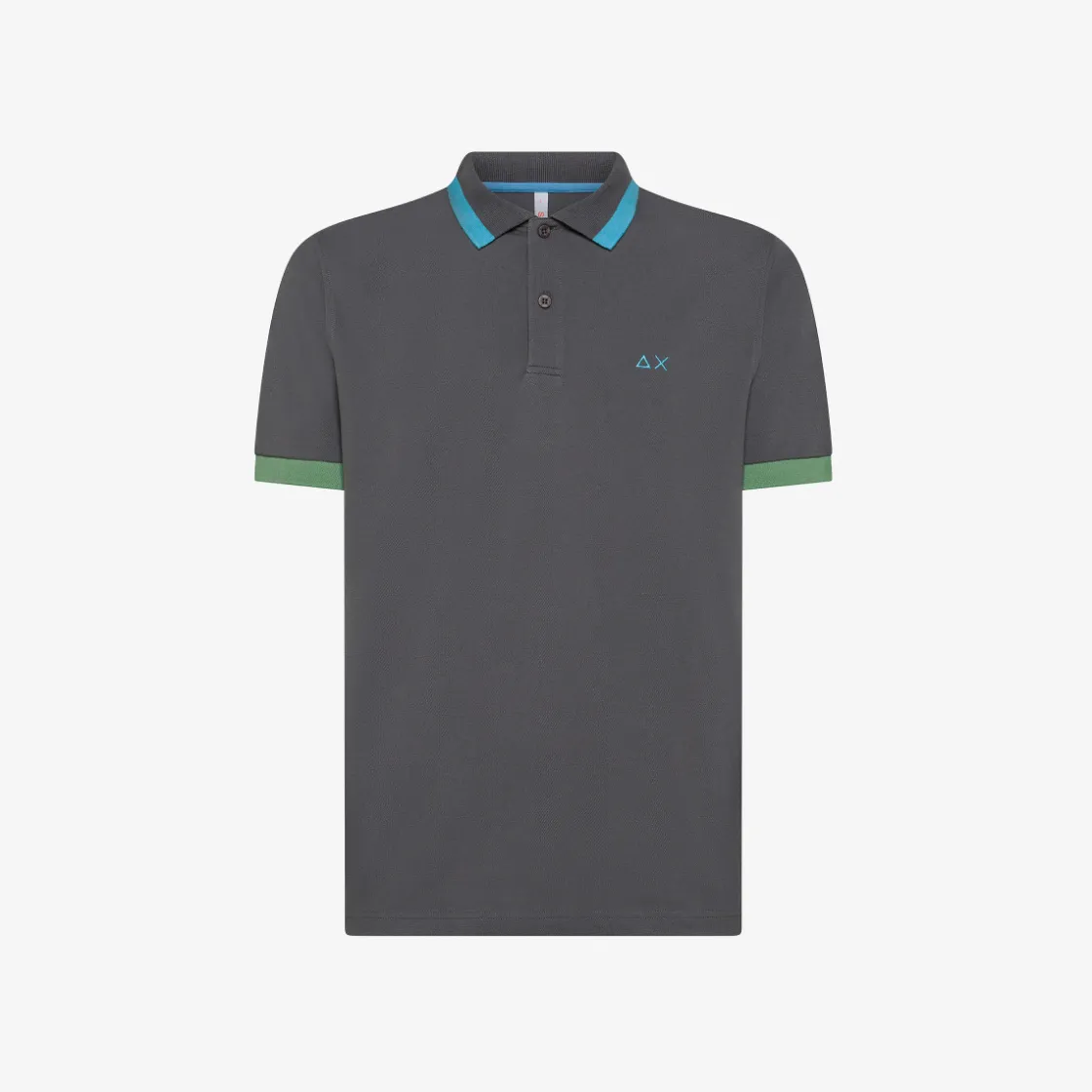 Online Polo inchiostro con maxi riga Uomo Polo