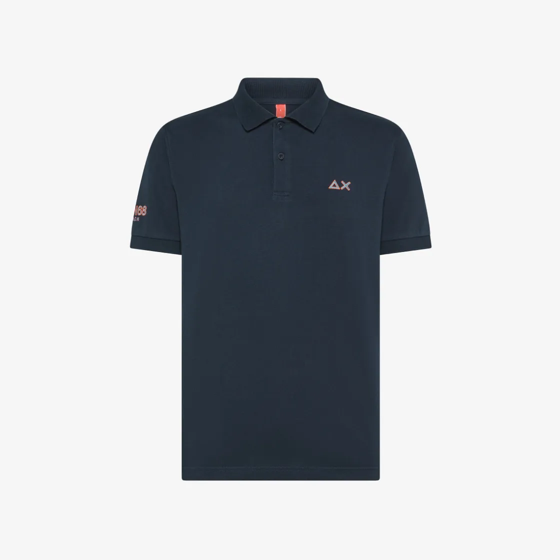 Sale Polo in jersey di cotone blu navy Uomo Beachwear Uomo