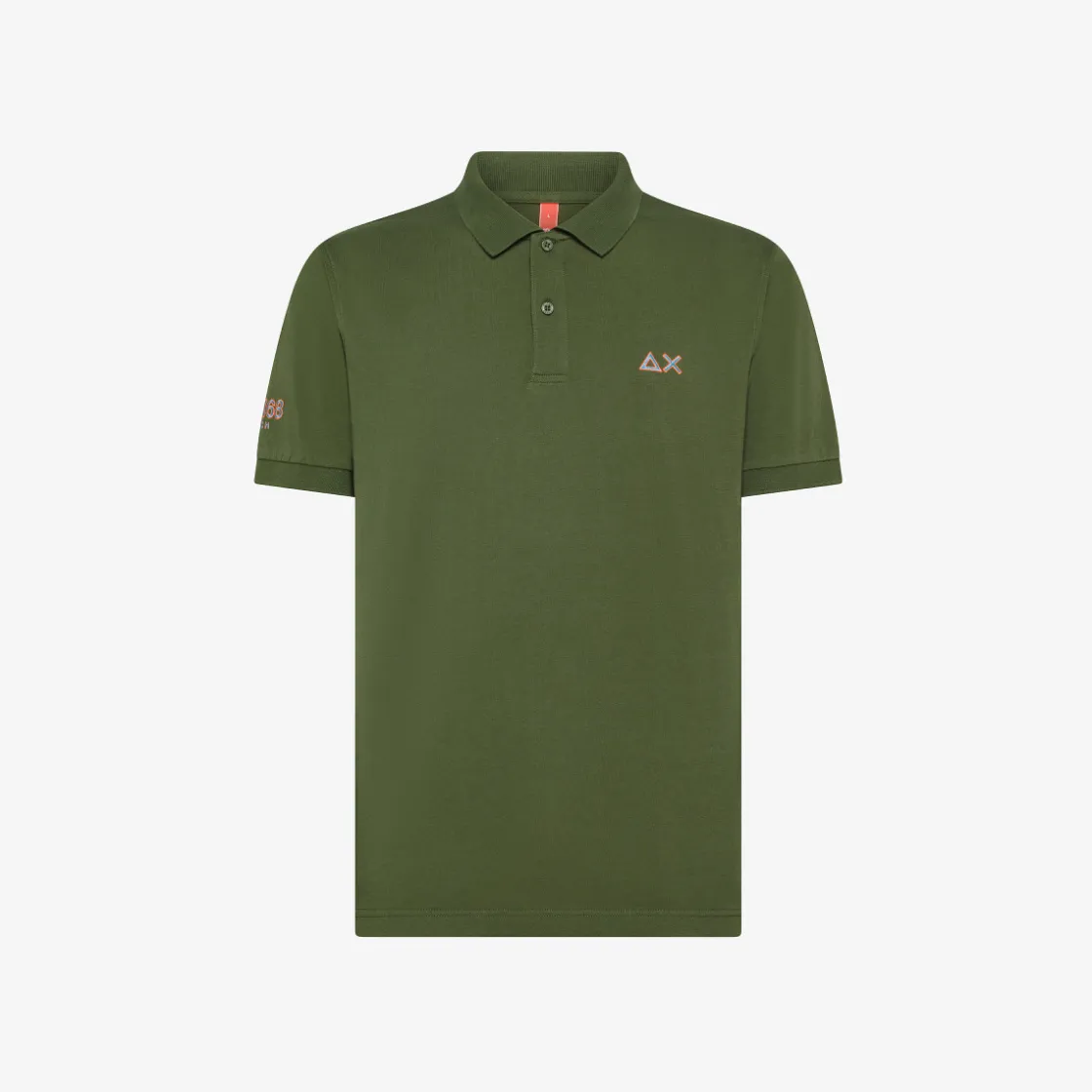 Online Polo in jersey di cotone verde scuro Uomo Beachwear Uomo