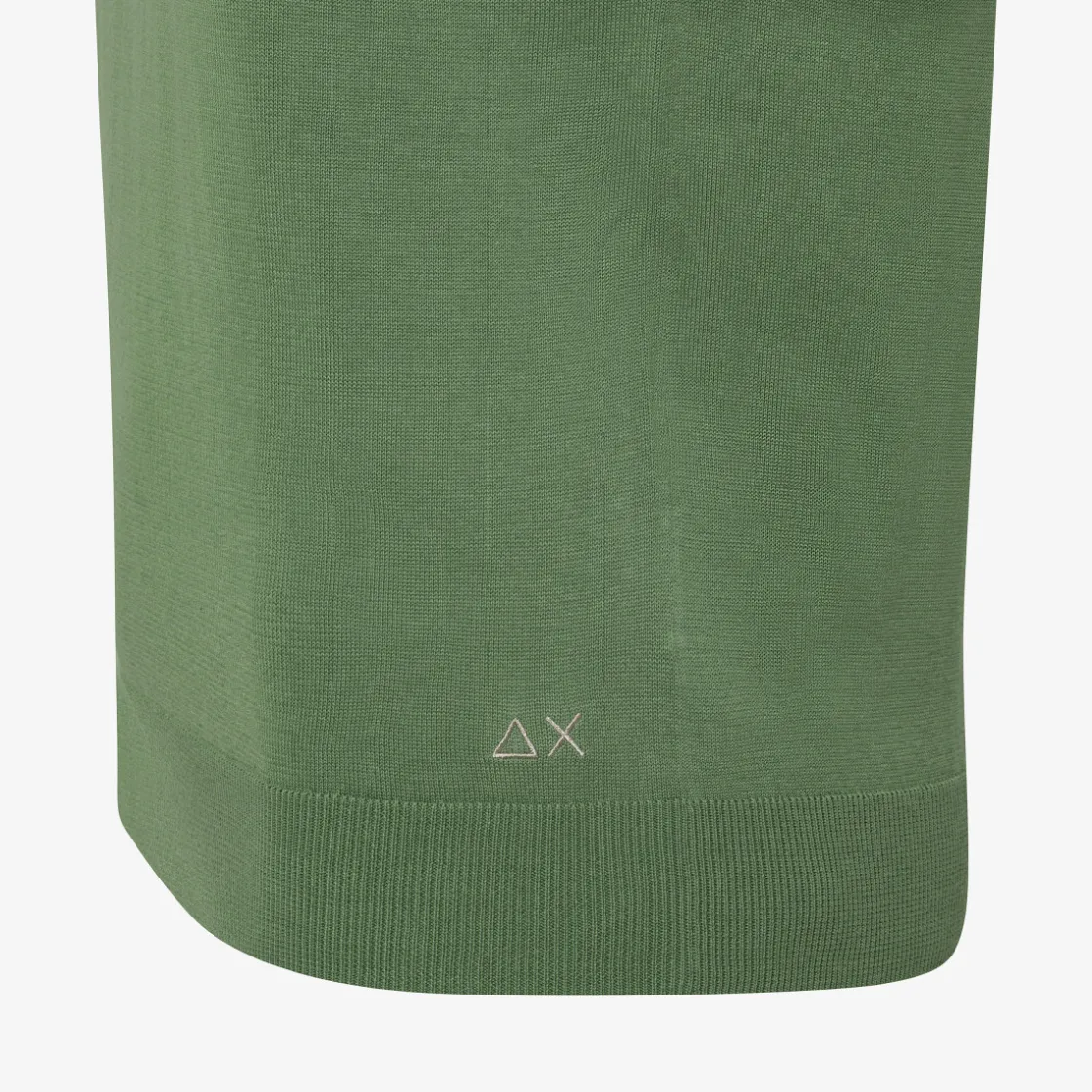 Online Polo in maglia di cotone verde salvia Donna Maglie