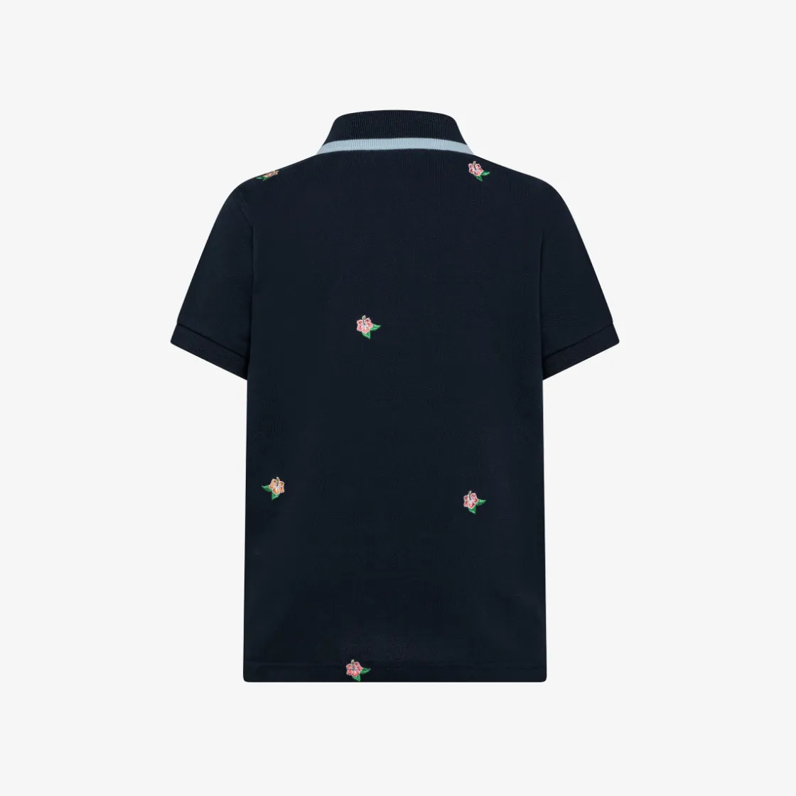 Clearance Polo in piquet con ricami blu navy Bambino Polo