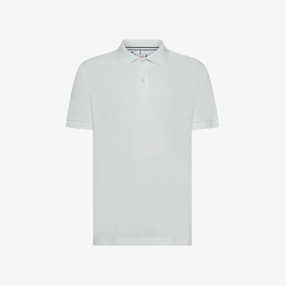 Clearance Polo in piquet di cotone bianco panna Uomo Polo