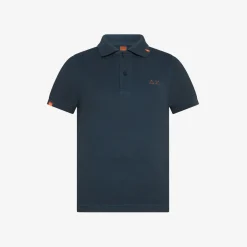 Best Polo in piquet di cotone blu navy Bambino Polo|Beachwear Bimbo