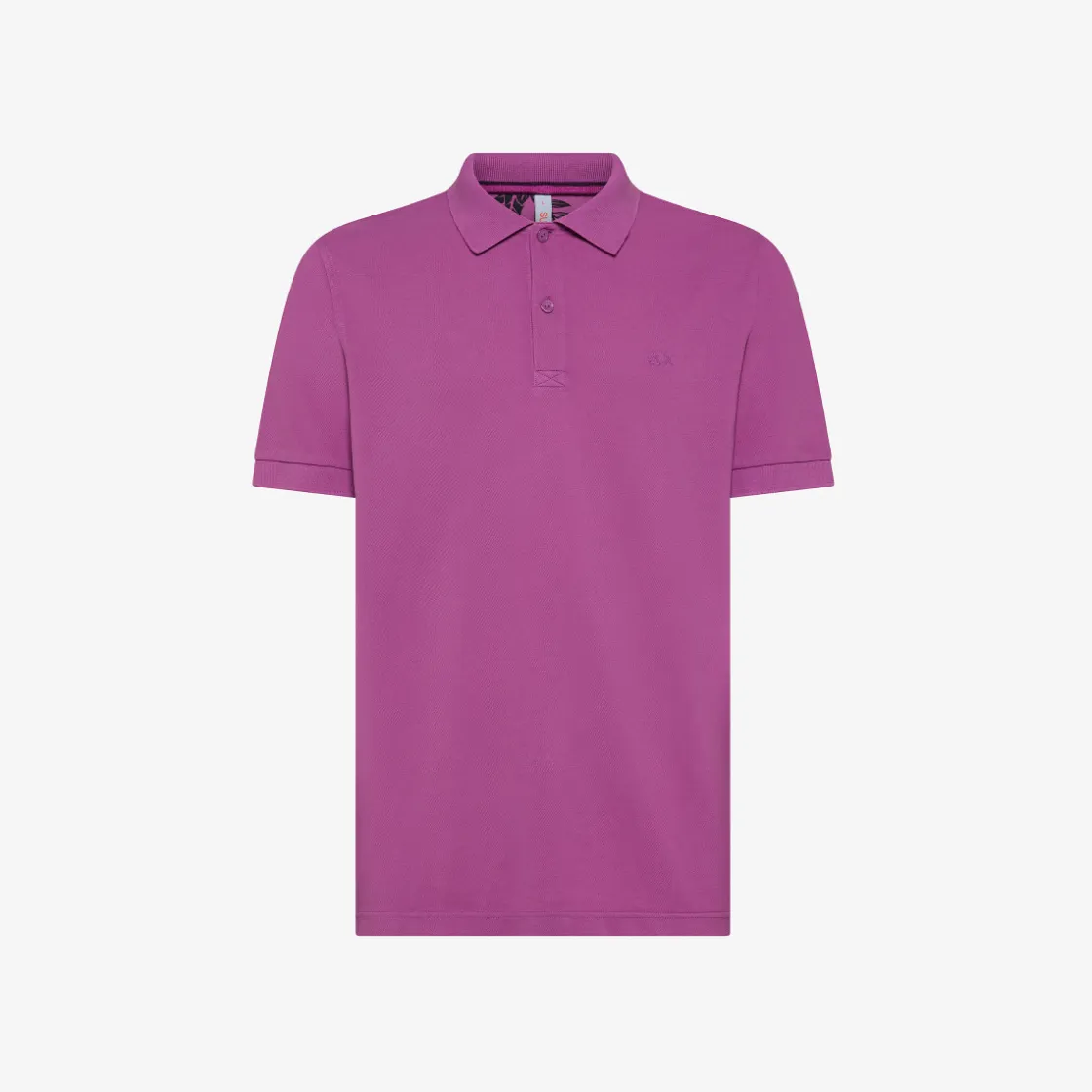 Outlet Polo in piquet di cotone ciclamino Uomo Polo