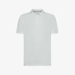 Hot Polo in piquet di cotone ciclamino Uomo Polo
