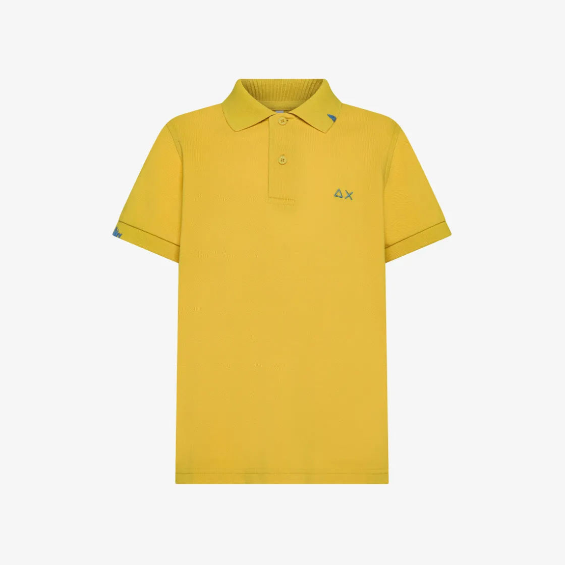 Fashion Polo in piquet di cotone giallo Bambino Polo