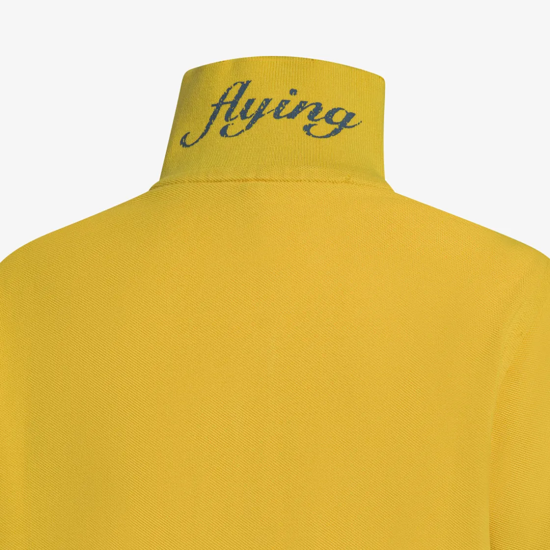 Fashion Polo in piquet di cotone giallo Bambino Polo