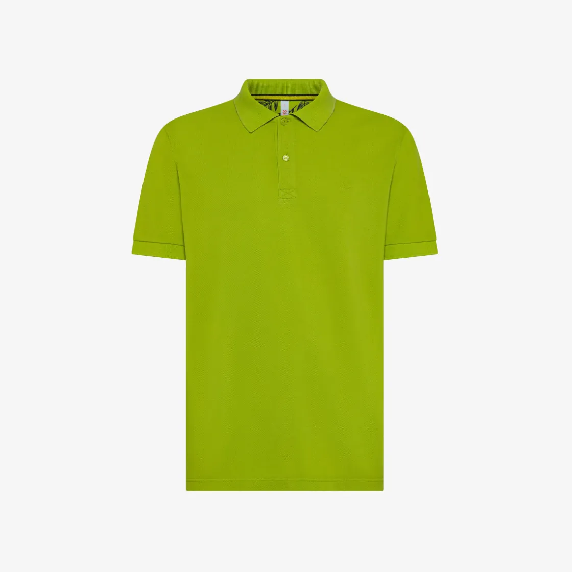 Online Polo in piquet di cotone verde oliva Uomo Polo