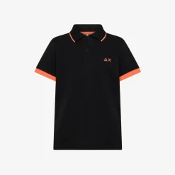 Best Polo nera con dettagli fluo Bambino Polo
