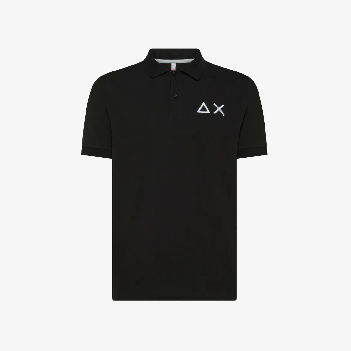 Clearance Polo nera con maxi logo Uomo Polo