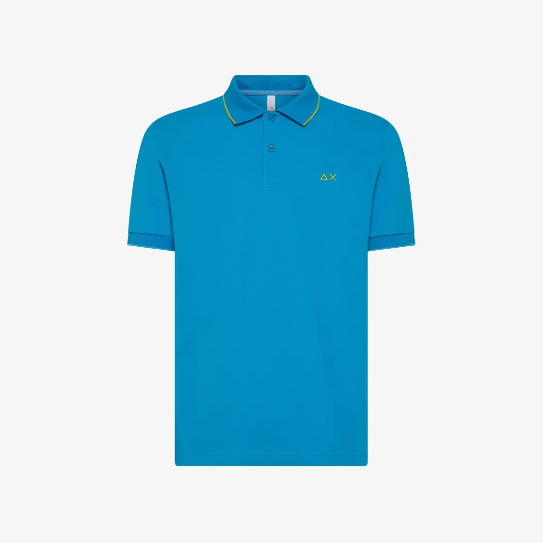 Hot Polo ottanio chiaro con riga a contrasto Uomo Polo