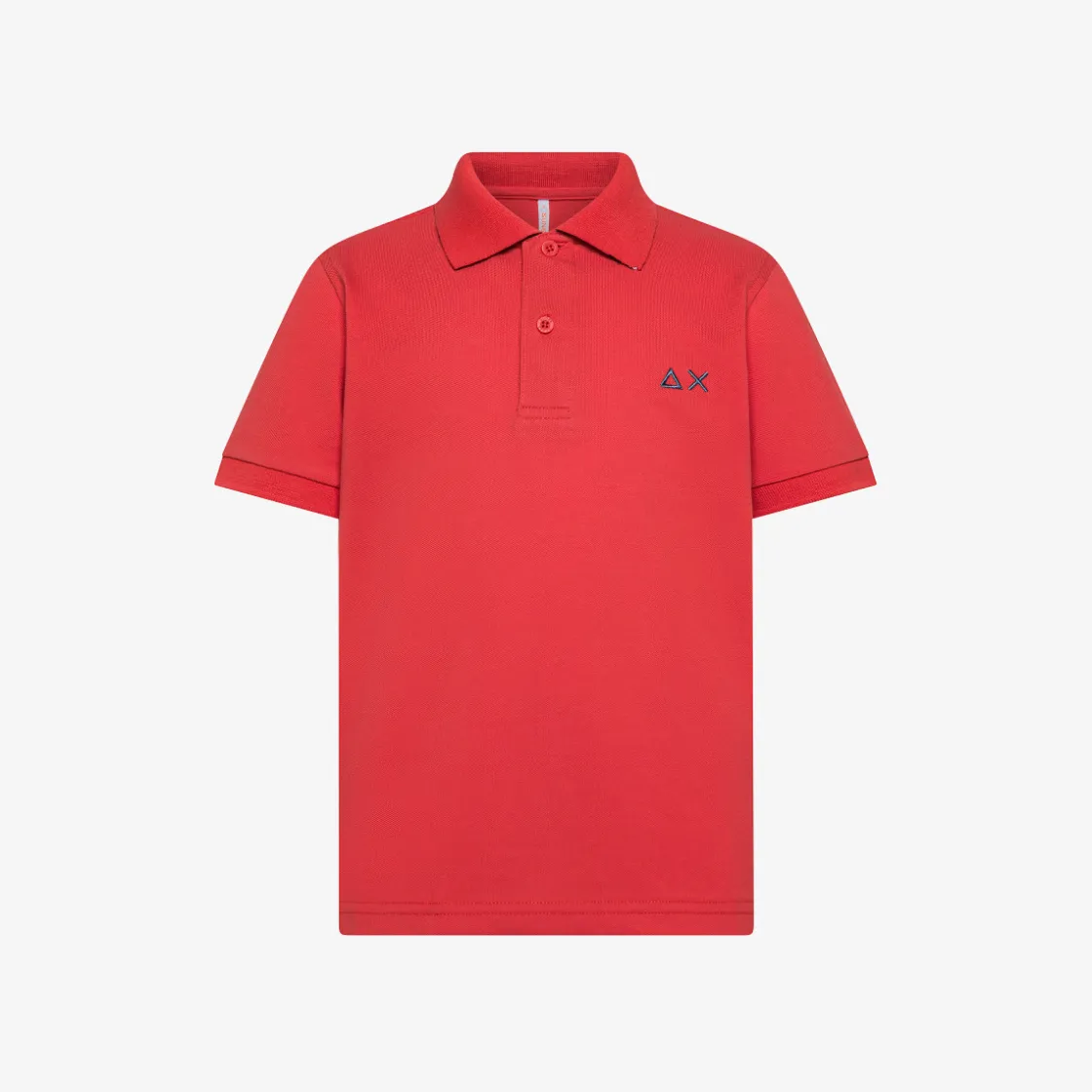 Hot Polo rossa con stampa floreale Bambino Polo