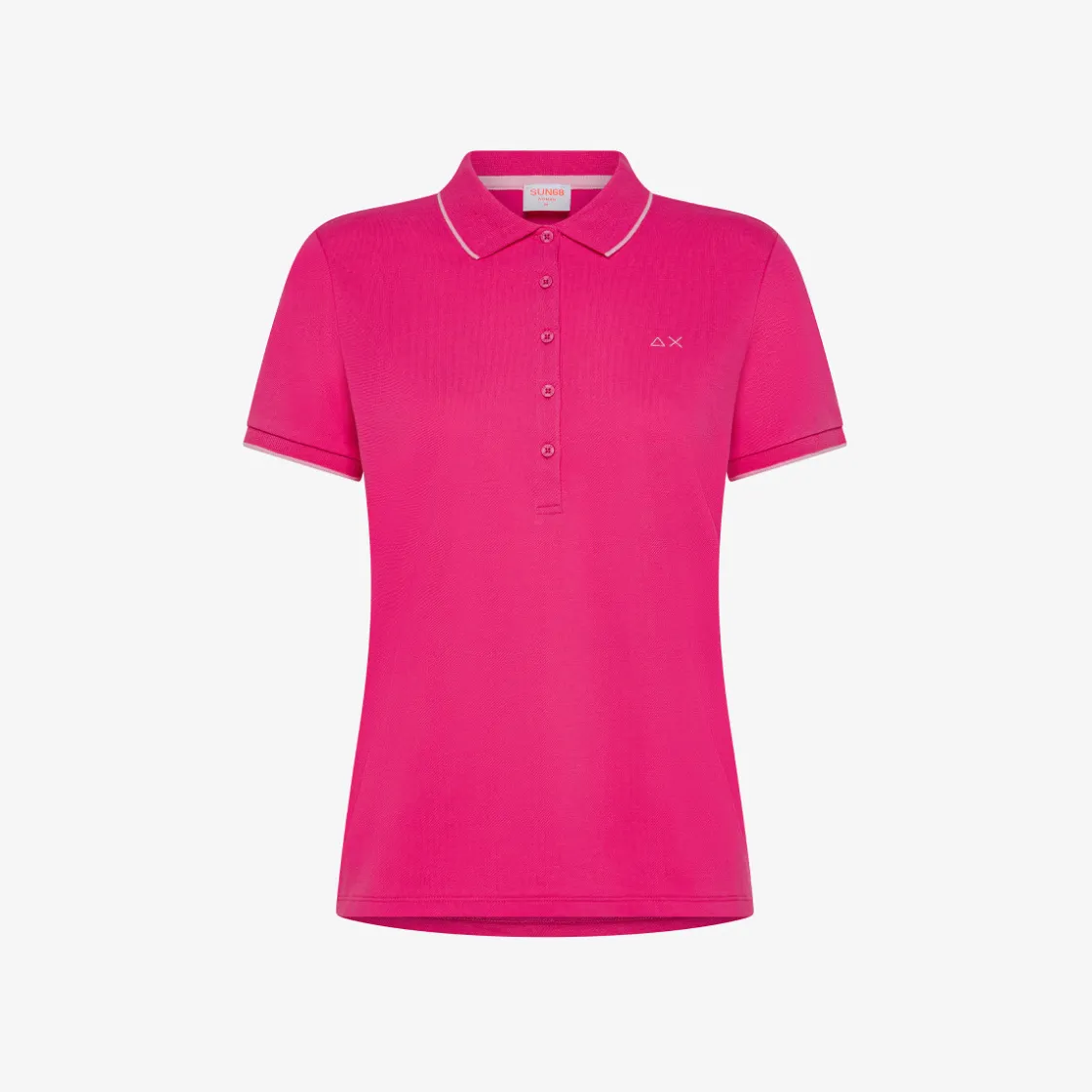 Best Polo slim fit in cotone fucsia Donna Polo