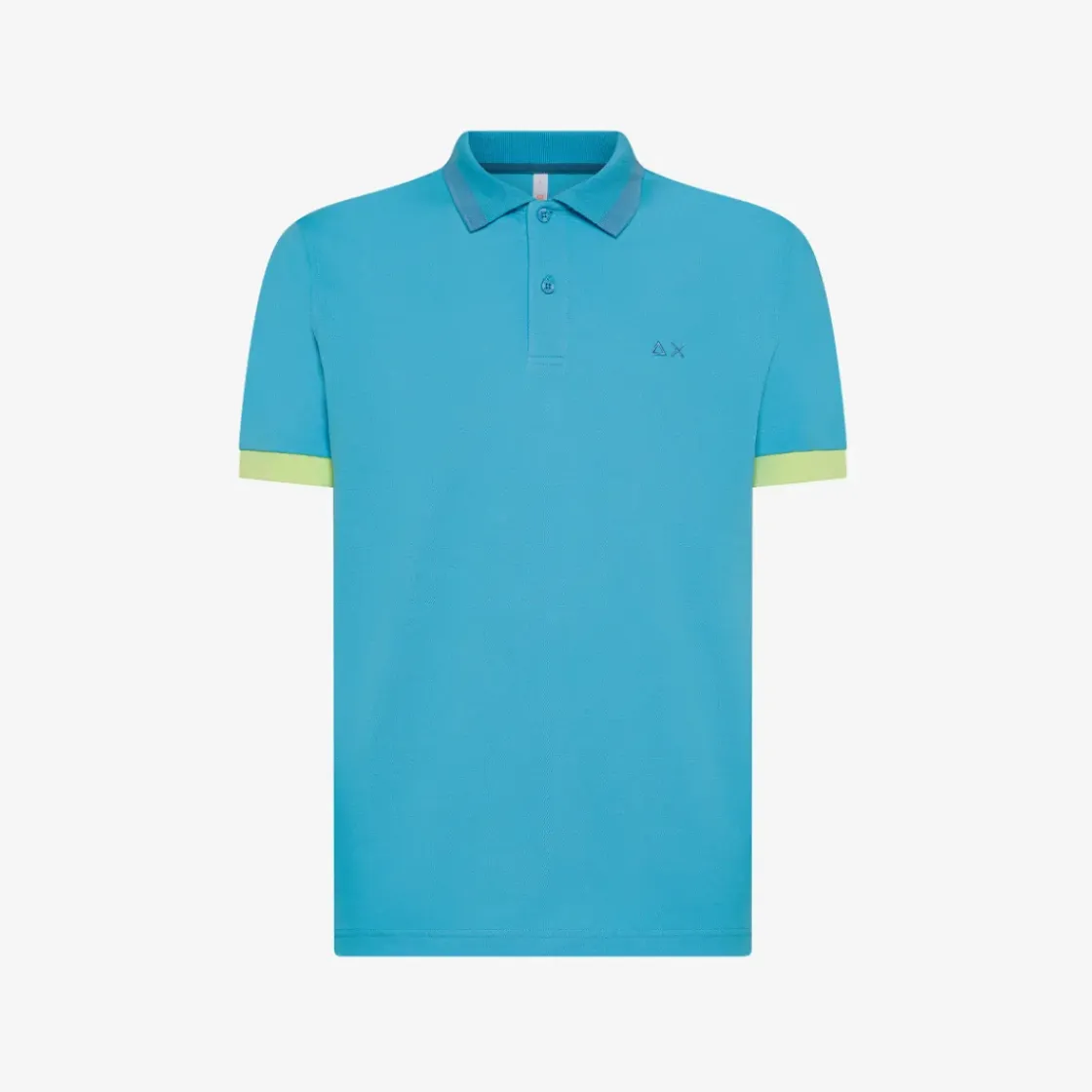 New Polo turchese con maxi riga Bambino Polo