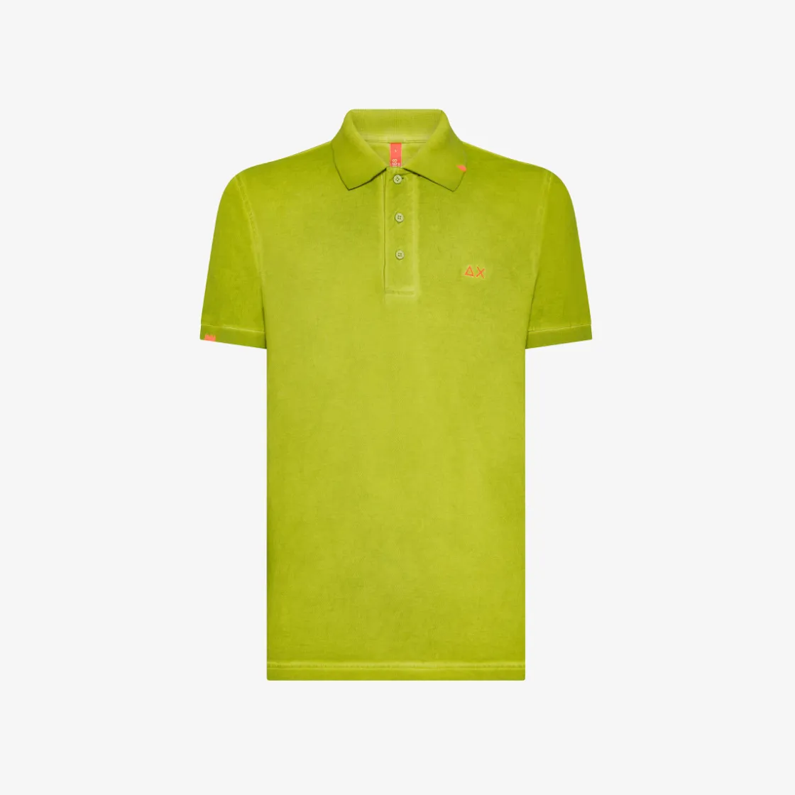 Best Polo verde oliva con ricamo fluo Uomo Beachwear Uomo