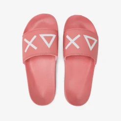 Outlet Sandali slide in PU rosa fenicottero Uomo Ciabatte|Accessori
