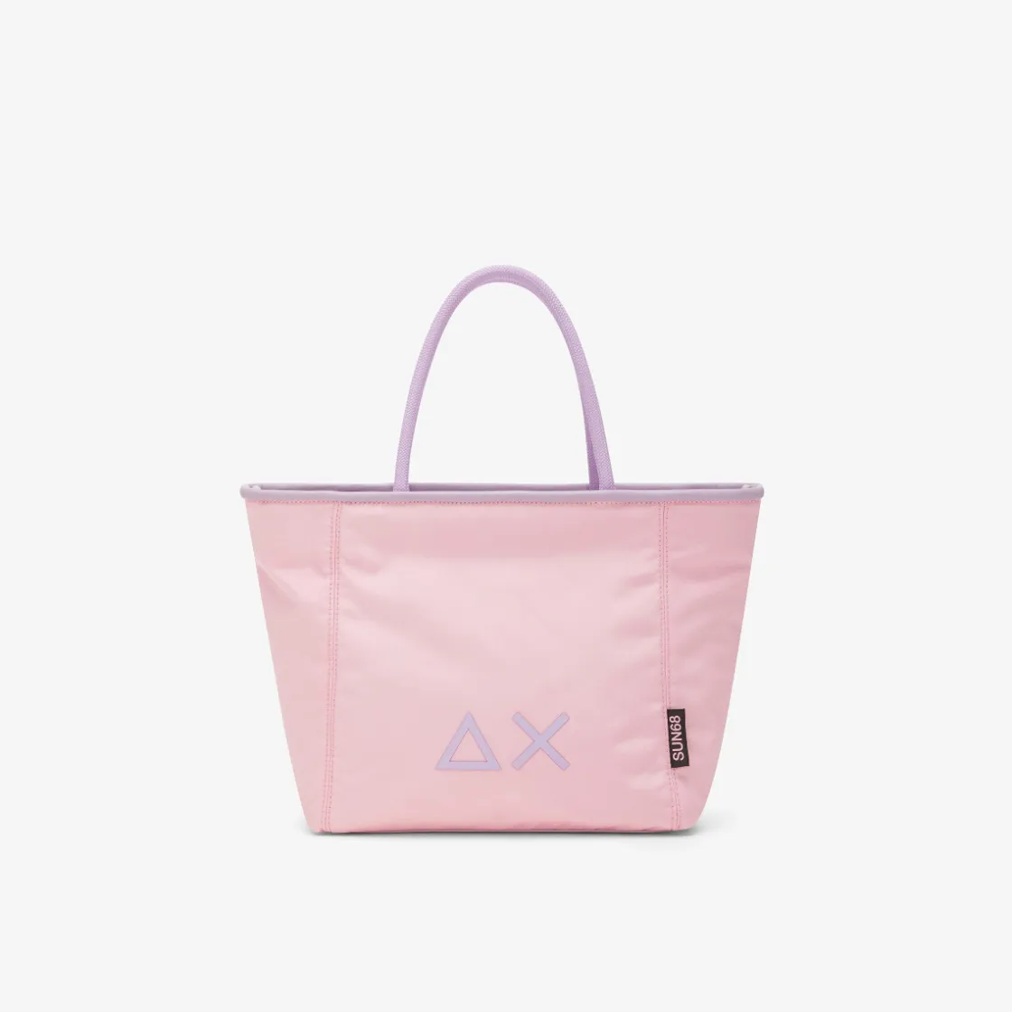 Clearance Shopping bag Jacqueline in nylon rosa Donna Borse